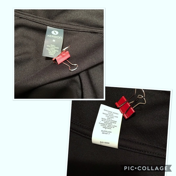 Xersion NWT Black Zip Up Sports Jacket - Picture 8 of 8